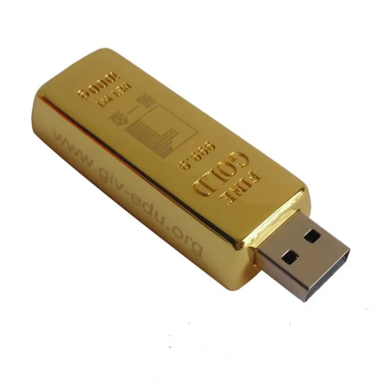 Логотип клиента, usb флеш-накопитель, золотая планка, USB 2,0, флеш-накопитель, U диск, 128 Мб, 8 ГБ, 16 ГБ, 32 ГБ, 64 ГБ, флешка