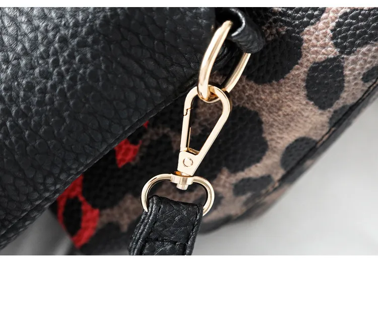 Leopard Prints Handbags Large Causal Tote для женщин наплечные сумки роскошный дизайнер моды кожаный хозяйственный сумка