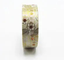 Colors Flower Foil Washi Tape Scrapbooking Tools Cute Decorative Adhesiva Decorativa Japanese Stationery Washi Tapes Mask