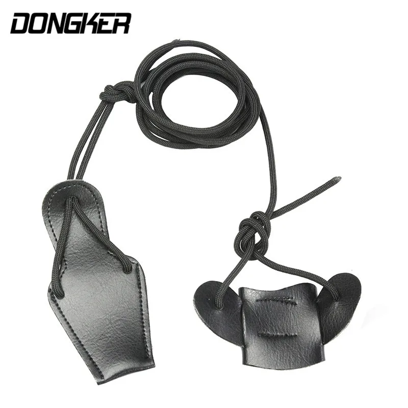 

155cm Archery Bow Stringer Leather Bowstring Install Tool Bow Rope Recurve Shooting Outdoor Tools Sport Hunting Accessories