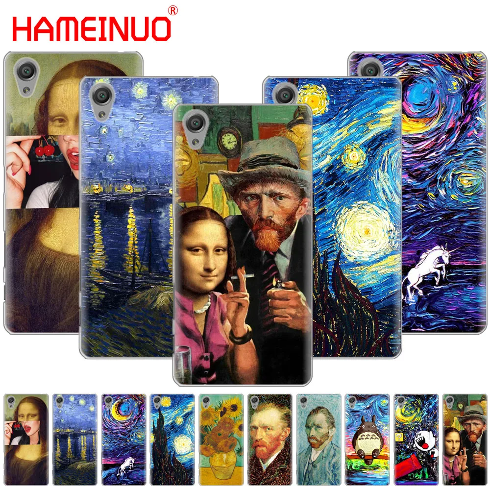 

HAMEINUO Van Gogh Starry Night Cover phone Case for sony xperia z2 z3 z4 z5 mini plus aqua M4 M5 E4 E5 E6 C4 C5