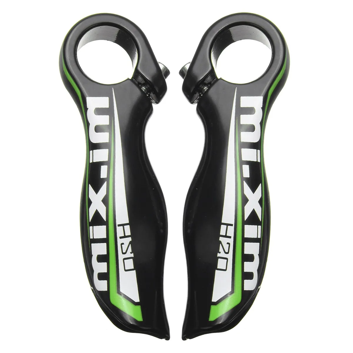 1 пара 22,2 мм MTB горный велосипед велосипедный Цикл MTB Руль рукоятки Бар Спорт на открытом воздухе Упоры для рук на руль велосипеда части велосипеда - Цвет: black green