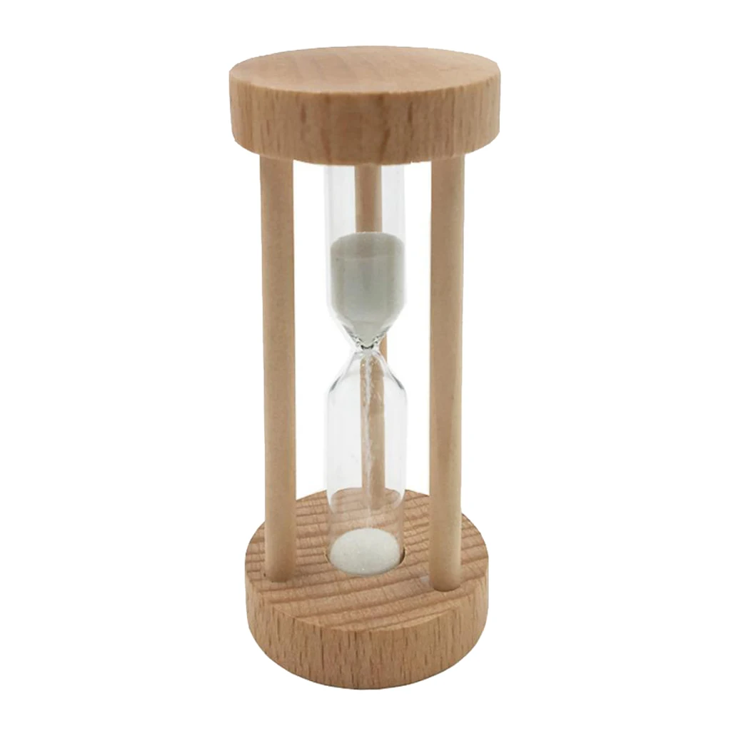 1Pcs 3minutes Wooden Frame Colorful Hourglass Sandglass Sand Clock Timers Kitchen Egg Cooking Timer Counts Watch