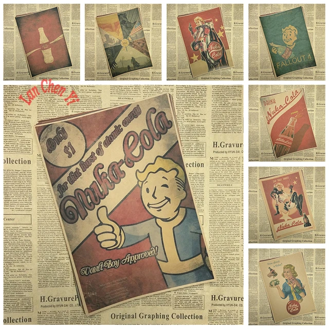 Best Price Fallout Classic Game Kraft Paper Poster Bar Cafe Living Room Dining room Wall Decorative Paintings Best Price Fallout Classic Game Kraft Paper Poster Bar Cafe Living Room Dining room Wall Decorative Paintings