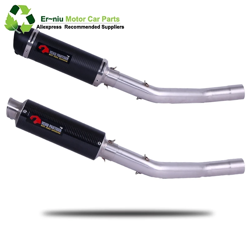 

Exhaust Escape Full System Slip-On For KAWASAKI ZX10R ZX-10R with DB-KILLER Motorcycle Muffler 2008 to 2014
