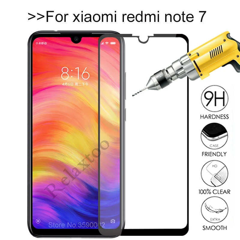

Redmi Note 7 Tempered Glass For Xiaomi Redmi Note 7 Screen Protector Xiomi Xaomi Redme Not 7 Note7 6.3'' Protective Film Cover