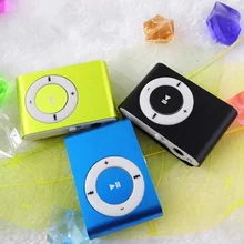 Цветной мини Mp3 музыкальный плеер Micro TF слот для карт USB MP3 S порт плеер USB порт с наушниками 2 ГБ TF Карта