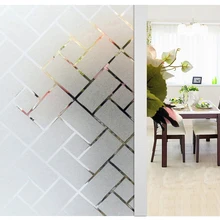 Матовые ультрафиолетовые со статическим зажимом стеклянная пленка раздвижные двери солнечные затенения стеклянные наклейки прозрачный солнцезащитный экран окна наклейки 45 см X 400 см