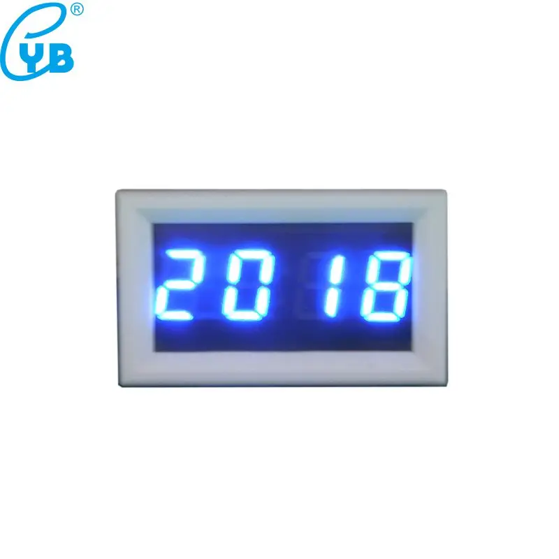 YB27T светодиодный дисплей автомобильные цифровые часы 12 В/24 В светящиеся автомобильные часы приборной панели мотоцикла аксессуар для автомобиля электрические часы цифровой таймер