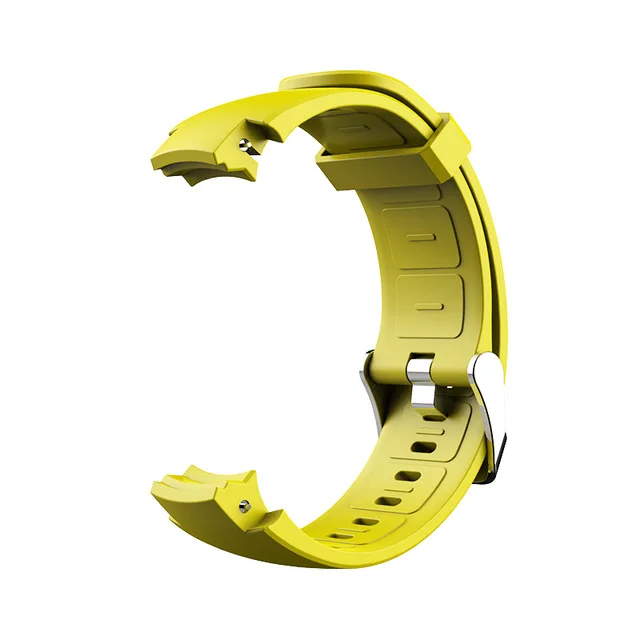 SIKAI Смарт-часы ремешок для Amazfit Verge силиконовый ремешок сменный Браслет и чехол Защитный ПК Бампер для Xiaomi Huami 3 - Цвет: Yellow Strap