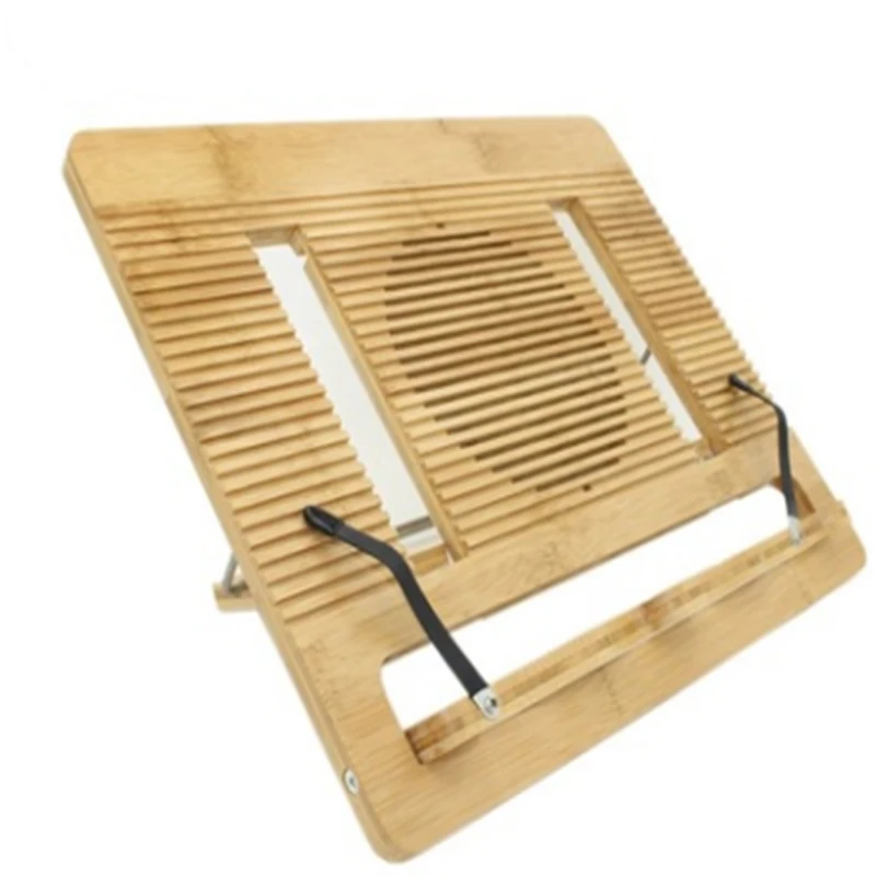 Portable Foldable Wood Reading Adjustable Angle Reading Book Stand