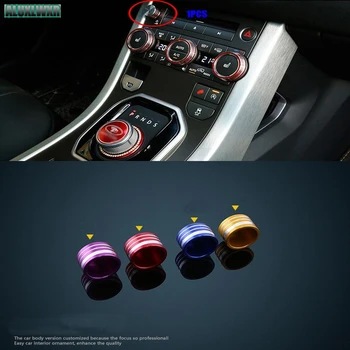 

Volume Control Rotary Knobs Cover Car Accessories for Land Rover Range Rover Sport Discovery 4 LR4 Evoque SV Autobiography LWB