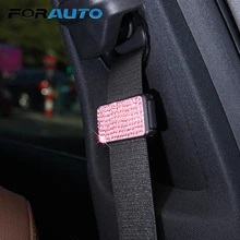 Автомобильный Зажим для ремня безопасности FORAUTO, регулируемые ремни безопасности для автомобиля, фиксатор для ремня безопасности, зажим для ремня, универсальные автомобильные аксессуары