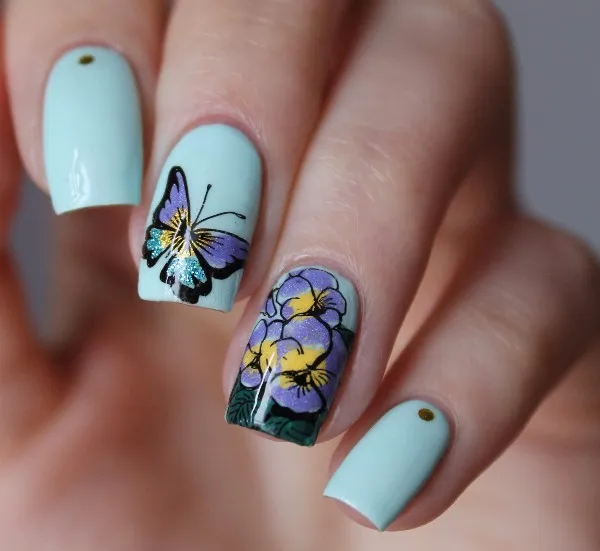 BORN PRETTY Nail Art шаблонные штампы пластина Весенняя серия цветок Прямоугольник маникюрная пластина с изображениями для нейл-арта