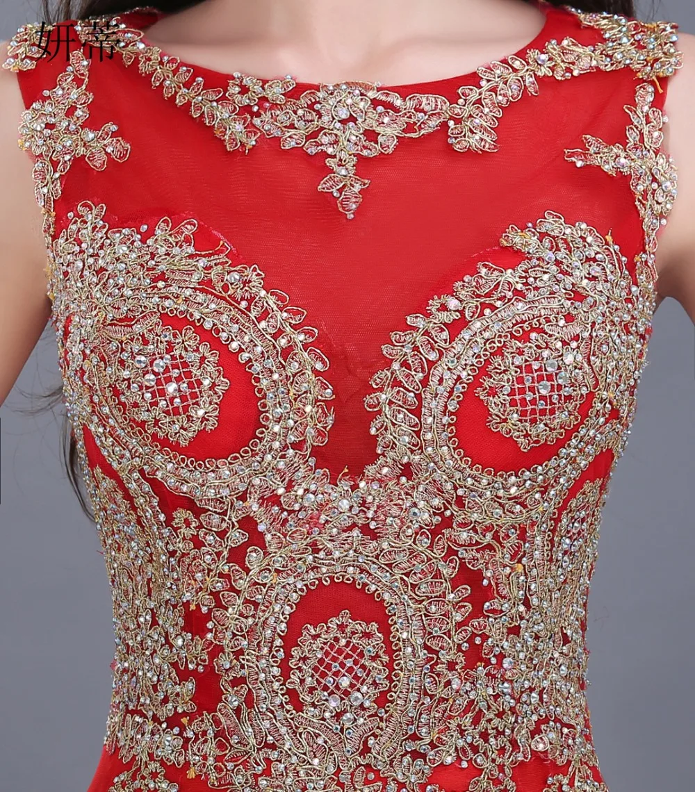 Роскошное сексуальное Сверкающее шифоновое коктейльное вечерное платье с аппликацией с кристаллами без рукавов выше колена платье для выпускного вечера красное