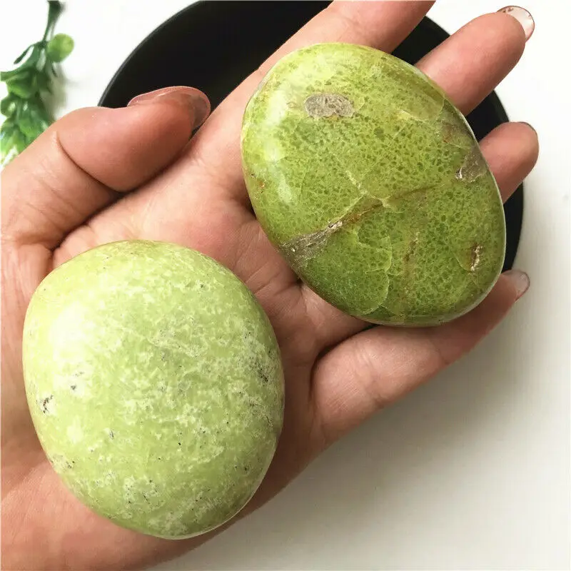 1 шт. натуральный зеленый опал пальмовый массаж терапия полированный камень Opalite Кристалл Камень натуральные камни и минералы