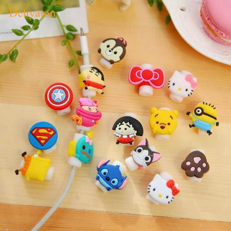 Dehyaton Cartoon font b Cable b font Organizer Bobbin font b Winder b font Protector Wire