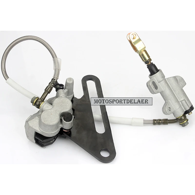 Motorcycle Rear Brake Assembly Pump Caliper Rear Disc Brake Upper and