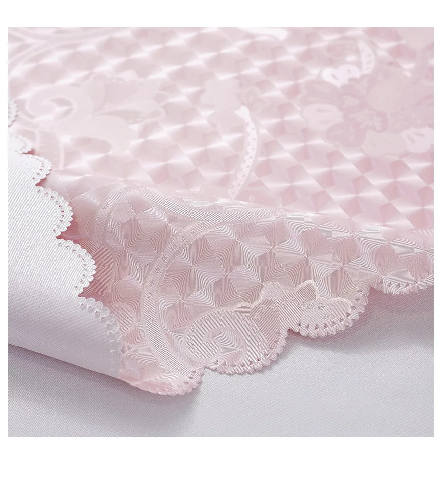 Роскошная водостойкая скатерть из жаккардовой ткани с цветочным принтом, прямоугольная скатерть и 4