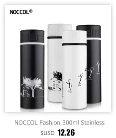 NOCCOL 500 мл, карамельный цвет, Вакуумная бутылка для воды, термос, высокое качество, для спорта, нержавеющая сталь, для путешествий, кофейная кружка, лучшие Термосы с изоляцией