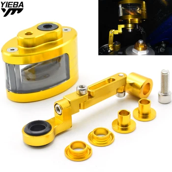 

Motorcycle Brake Fluid oil Reservoir Cup tank &support bracket FOR Suzuki DRZ 400 S/SM GSXR600 KTM AJP MX 200 ZX-6R ZX-10R ZX12R