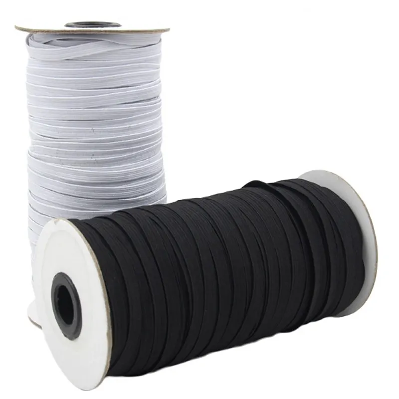 Нейлоновый мягкий Тканый плоский трикотажный швейный эластичный шнур эластичная лента швейная тянущаяся веревка Швейные аксессуары для одежды AA8512