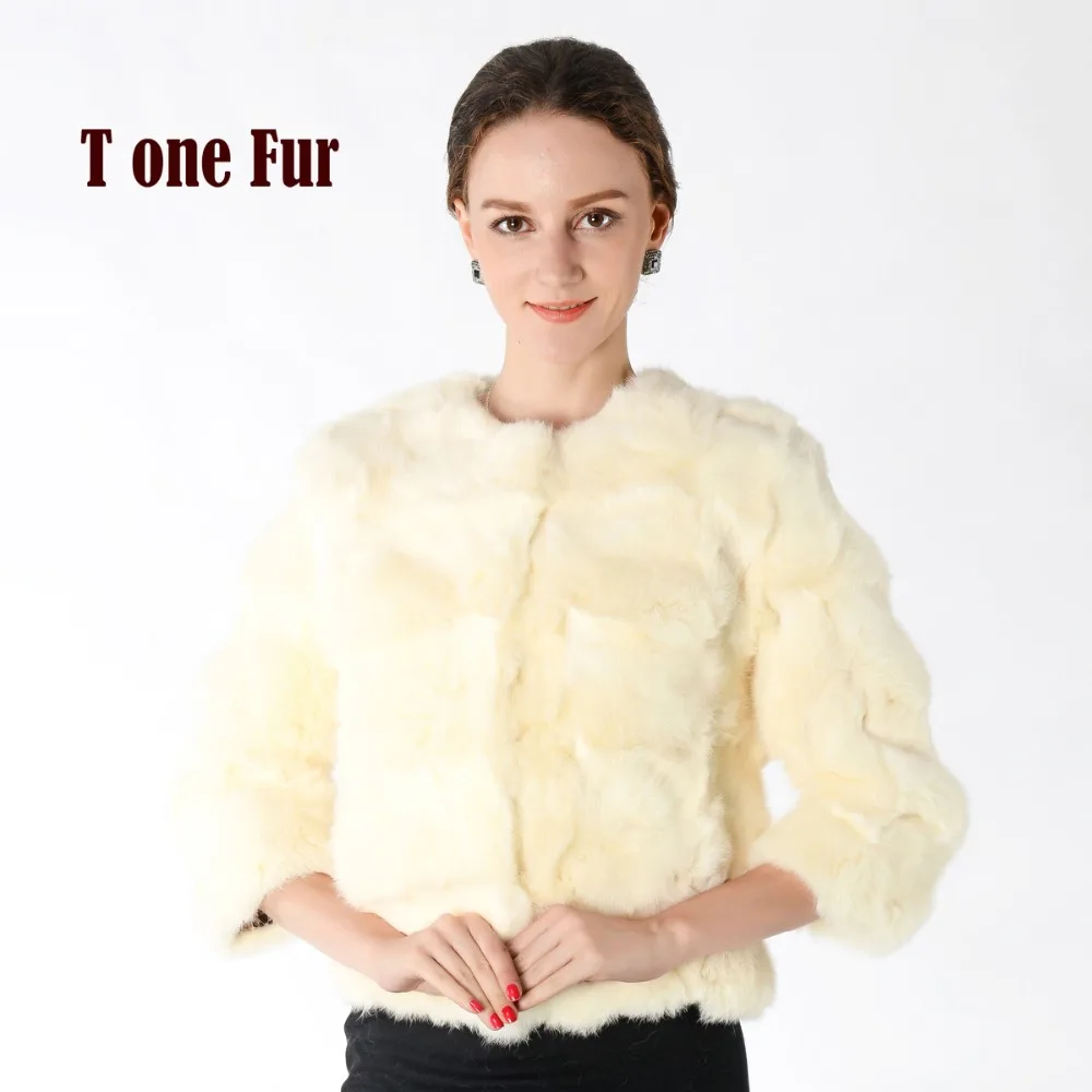 

New Fashion 100% Real Rex Rabbit Fur Coat Genuine Fur Jacket Women Whole Fur Waistcoat Factory Wholesale KNT456