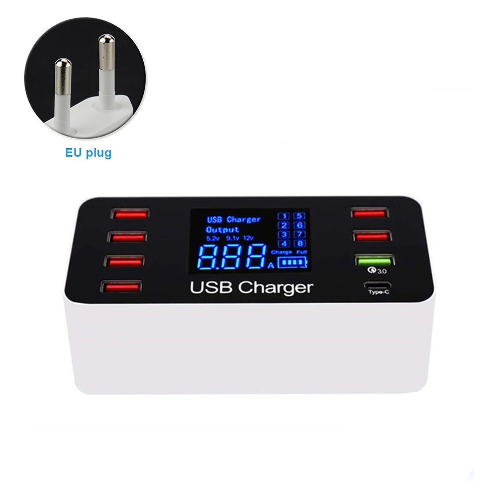 السفر العالمي 8 ميناء متعددة USB LED عرض المنزل شحن محطة مكتب سطح المكتب كمبيوتر لوحي (تابلت) وهاتف ذكي شاحن يو اس بي أدوات محور السفر العالمي 8 ميناء متعددة USB LED عرض المنزل شحن محطة مكتب سطح المكتب كمبيوتر لوحي (تابلت) وهاتف ذكي شاحن يو اس بي أدوات محور