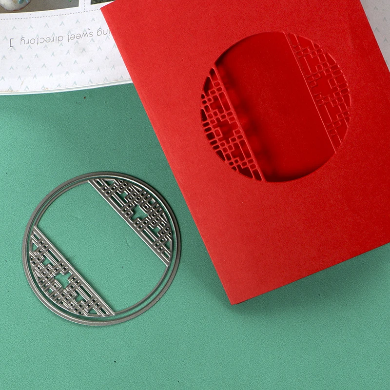 DUOFEN METAL CUTTING DIES Chinese New Year decoration pattern stencil DIY Scrapbook Paper Album 2019 new 3