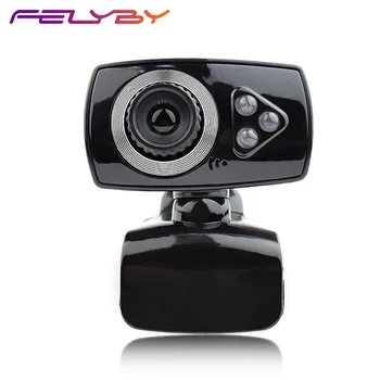 

High Quality New USB Camera for Skype Computer Microphone with 12 Million Pixel HD Webcam 360 Degree Clip