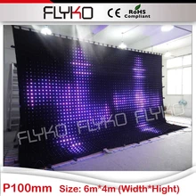 p10 4x6 м светодиодное видео настенное музыкальное студийное оборудование
