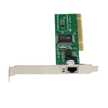 Levert Прямая поставка 10/100 Мбит/с NIC RJ45 RTL8139D LAN сетевой PCI карта адаптер для компьютера ПК 08 июля