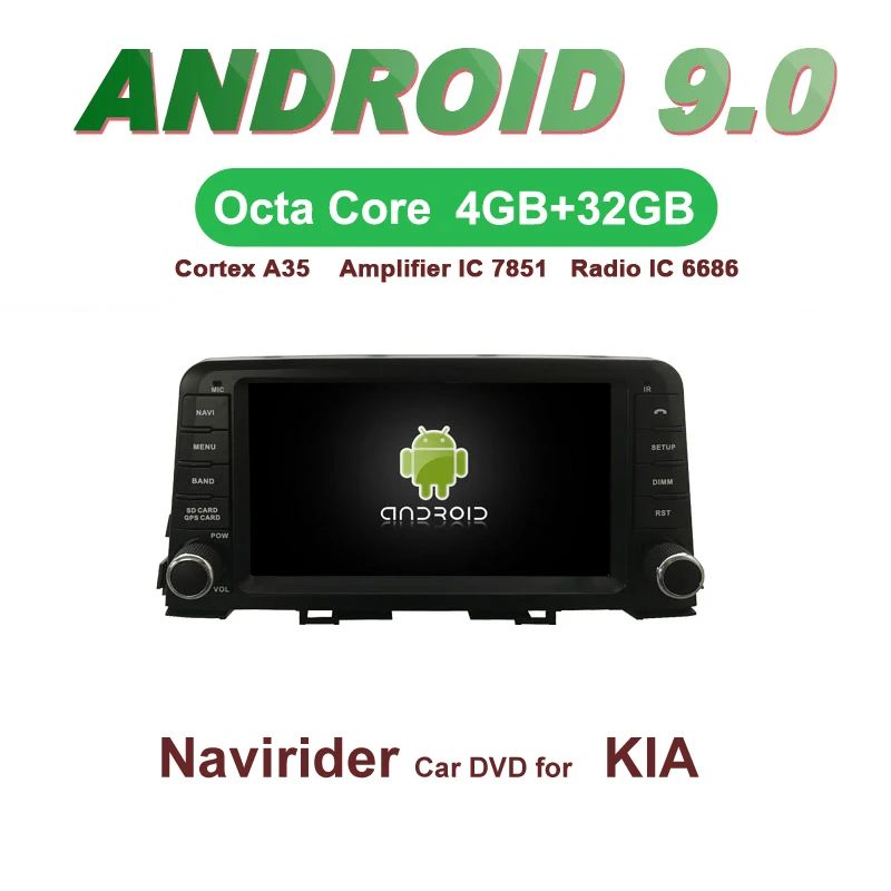 

OTOJETA Car GPS 8inch Android 9.0 Radio FOR KIA PICANTO 2017 bluetooth Navigation Capacitive screen support mirror link