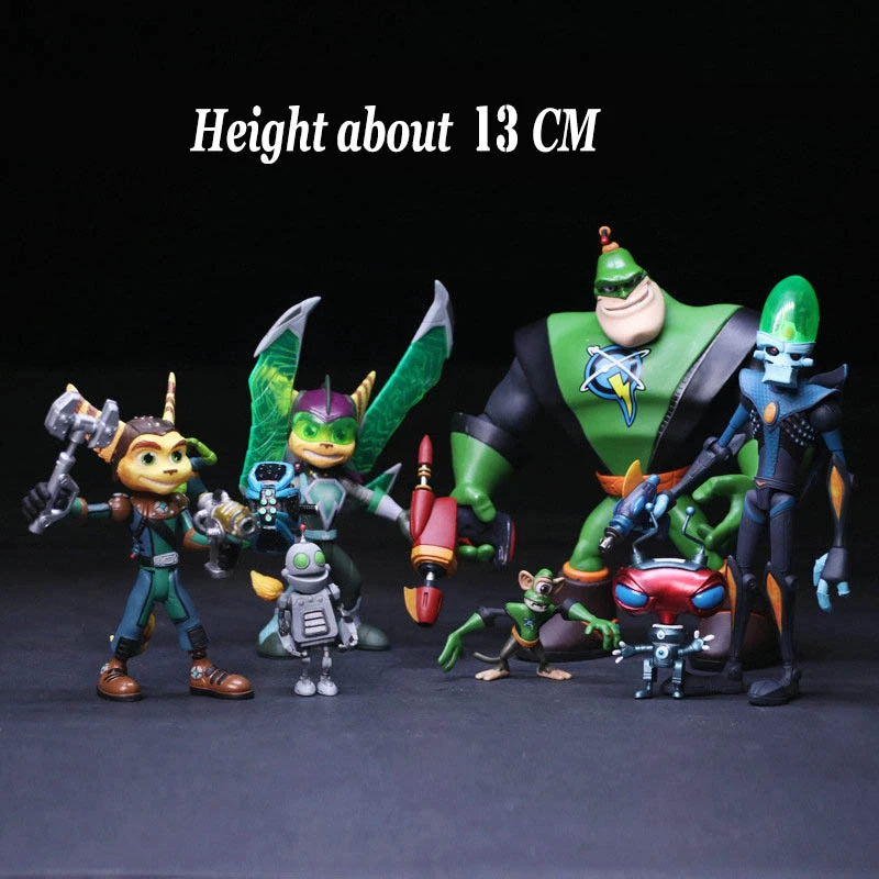 TV, Movie & Video Games 5" Movable Ratchet & Clank Dr Nefarious Captain