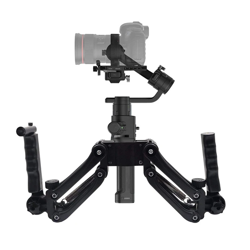 

Dual Handle Grip Z-Axis Damping Spring Labor Saving Stabilizer for ZHIYUN Crane 2/FeiyuTech AK2000/Moza Air 2/DJI Ronin SC