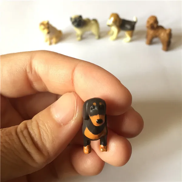 Cute Dogs Fridge Magnets PVC Toys Figures 5 Styles - 19