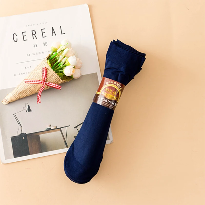 Летние мужские носки модные плотные прочные шелковые с крючком 8 пара/лот = 16