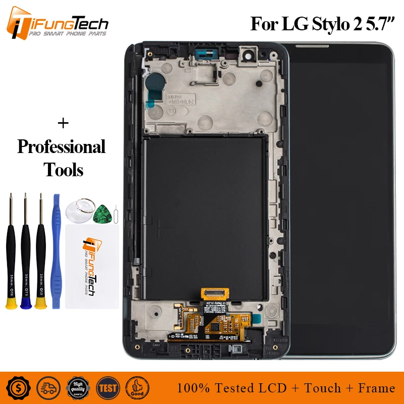 

For LG Stylus 2 Display LS775 LCD With Touch Screen Digitizer Assembly Repalcement Free shipping+tools