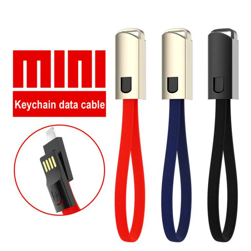 USB кабели для iPhone/type C/Micro USB для samsung S9 S8 USB C многофункциональная цепочка для ключей Портативная зарядка шнур для синхронизации данных зарядное устройство