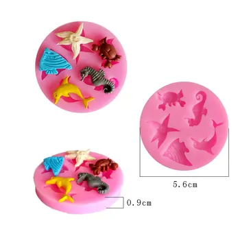 

fondant molds fondant molds silicone fondant molds for cakes Sea Animal Silicone Mould Cake Decorating