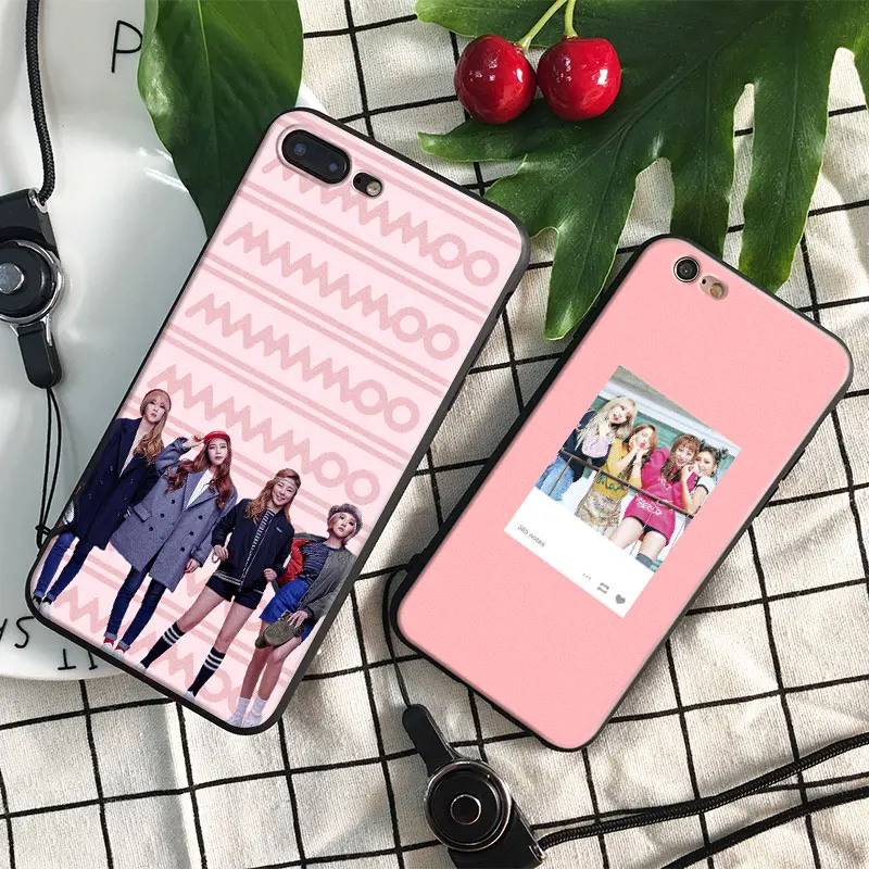 

MAMAMOO Kpop Girl group Soft Silicone TPU Phone Case Cover Shell For Apple iPhone 5 5s Se 6 6s 7 8 Plus X XR XS MAX