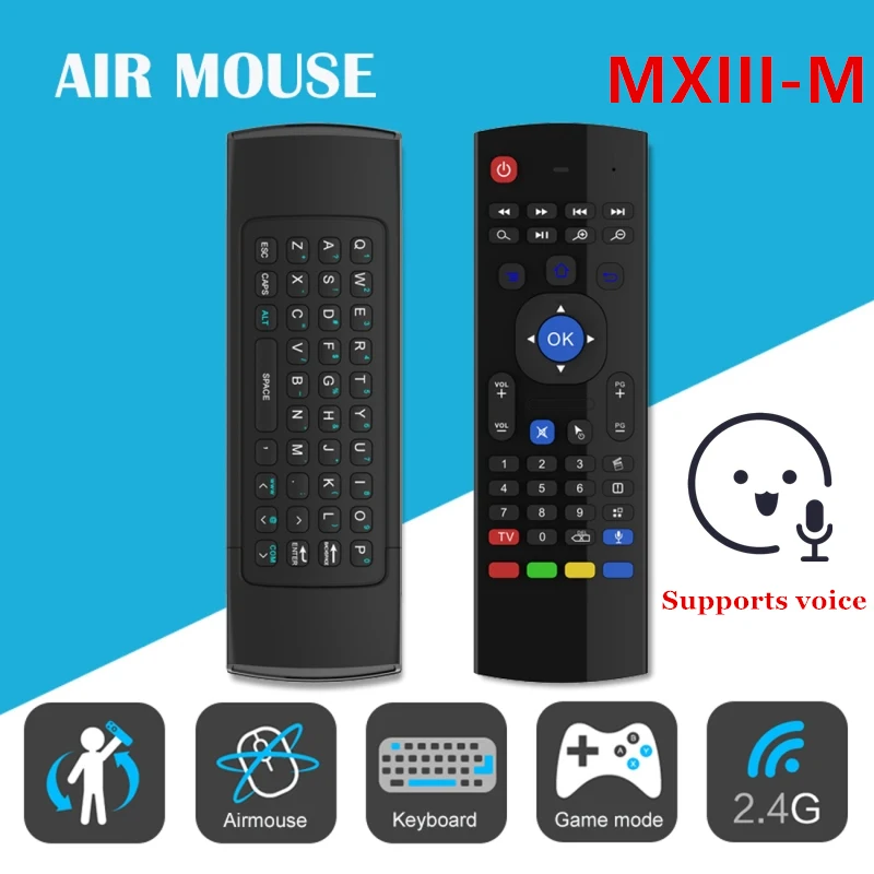 MX3 MX3-L с подсветкой Air mouse умный голосовой пульт дистанционного управления 2,4G RF Беспроводная клавиатура для X96 mi ni Xiaomi mi tv BOX Android tv Box