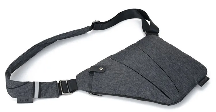 sling pacote masculino viagem lazer ombro crossbody