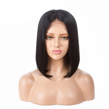 

JYZ 13x4 Straight Lace Front Human Hair Wigs Short Bob Wig With Pre Plucked Hairline Remy Hair Wig For Black Women Free Shipping