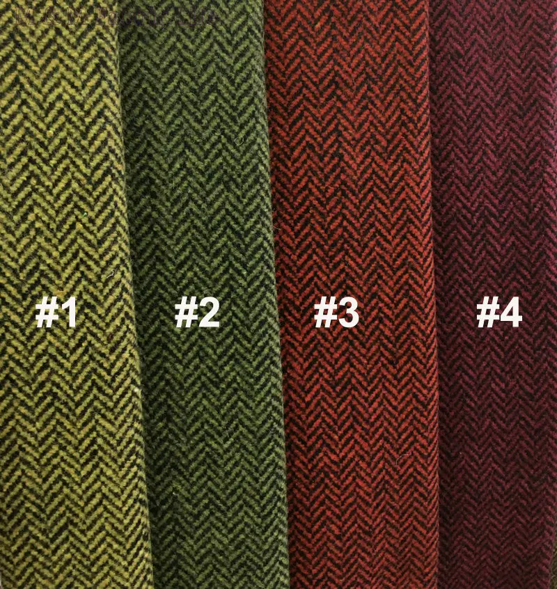 150 см* 3 ярдов 11 цветов Елочка шерсть+ полиэфирная ткань ветрозащитная шерстяная ткань для модной ткани, куртка, брюки, сумка, safa cov