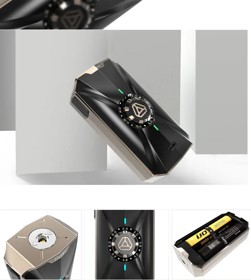 original IJOY ZENITH 3 mod with dual 20700 batteries 360W box mod zenith 3 semi-mechanical box mod vs captain pd270 mod Vape Mod (4)