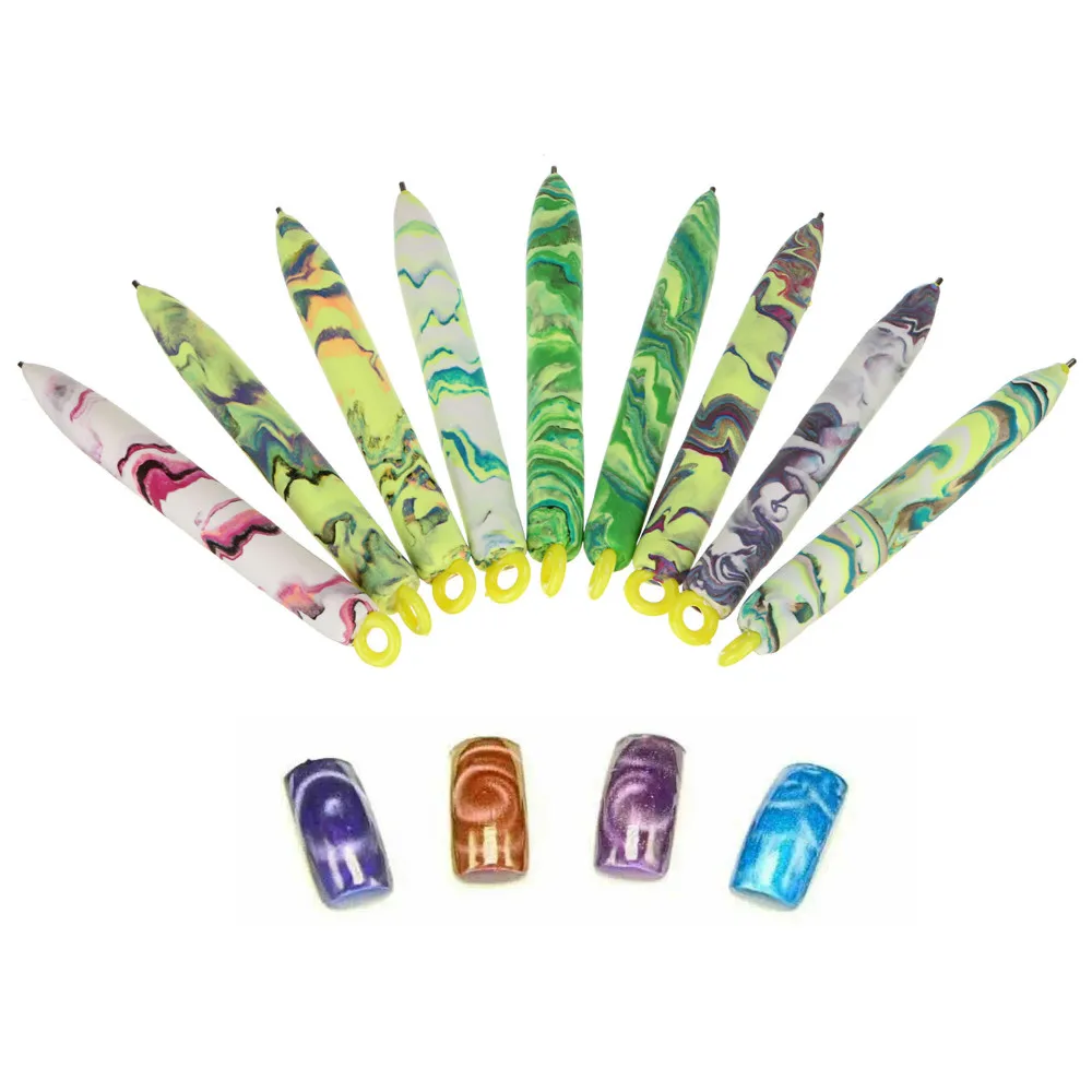 

1Pc Magic 3D Tips Painting Drawing Magnetic Magnet Pen Cats Eyes Gel UV Decoration Manicure Tools Salon DIY