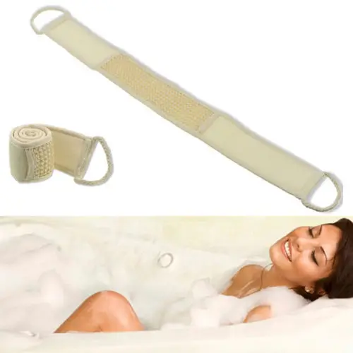 Bath & Shower Exfoliating Loofah Back Strap Bath Body Scrubber Sponge