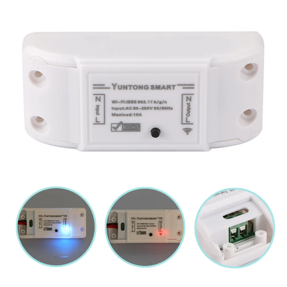 

Wifi DIY Switch Smart Home ABS Socket Wireless 10A Automation Remote Timer Module JDH99