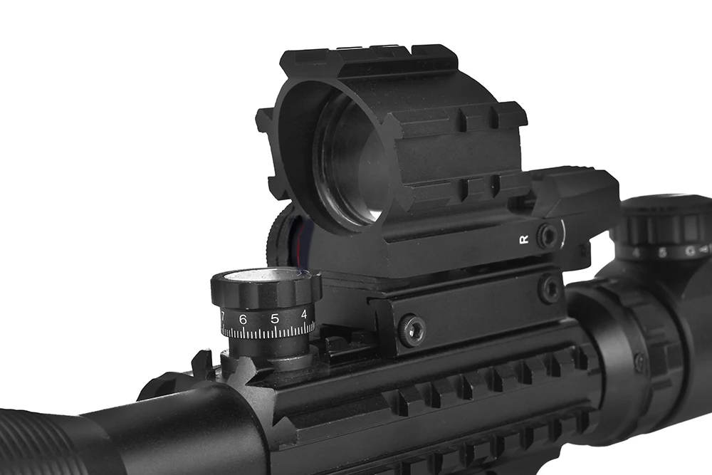 LUGER Riflescope Red Dot лазерный видеоискатель 3 в 1 комбинированный Коллиматорный прицел тактический 4-16x50 охотничий прицел Hd112 рефлекс оптический